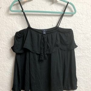 Gap Knit Ruffle Tank Top
